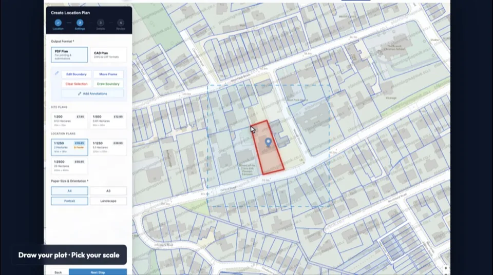 PlanningMapsUK product demo preview